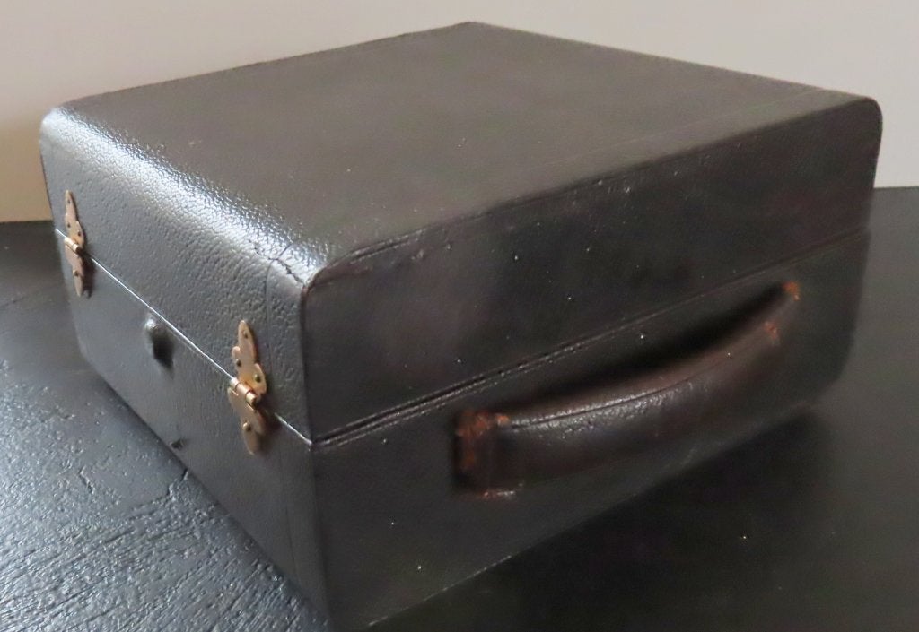 Uit inboedel: Antieke zilveren reis communeset uit 1924,incl, Antiek en Kunst, Verzenden