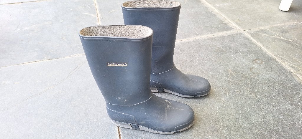 Regenlaarzen kind, maat 33, blauw, merk Dunlop (IGS), Kinderen en Baby's, Gebruikt, Jongen of Meisje, Ophalen of Verzenden, Laarzen