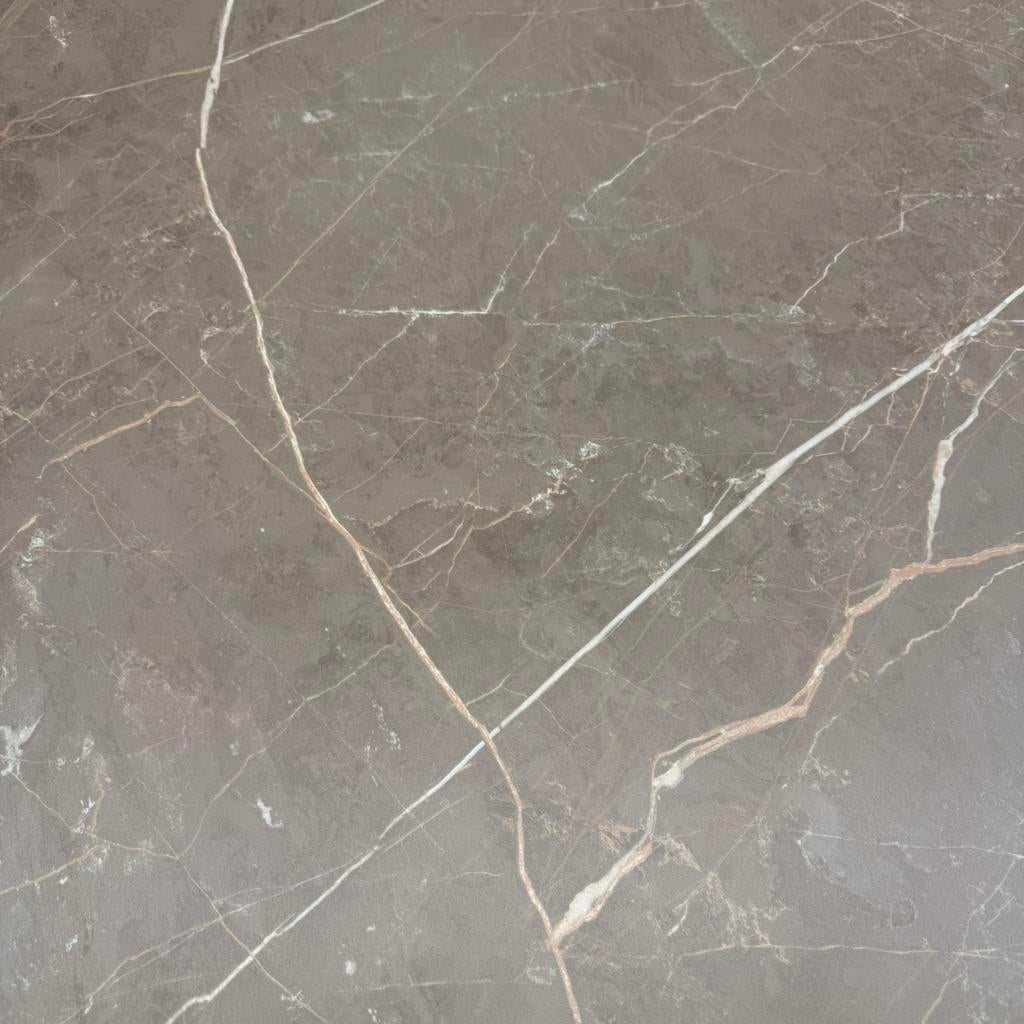 Ronde eettafel HPL Marmor Lugano 120cm - Direct Leverbaar, Rond, Ophalen of Verzenden, Zo goed als nieuw, Info@betaalbaar-design.nl