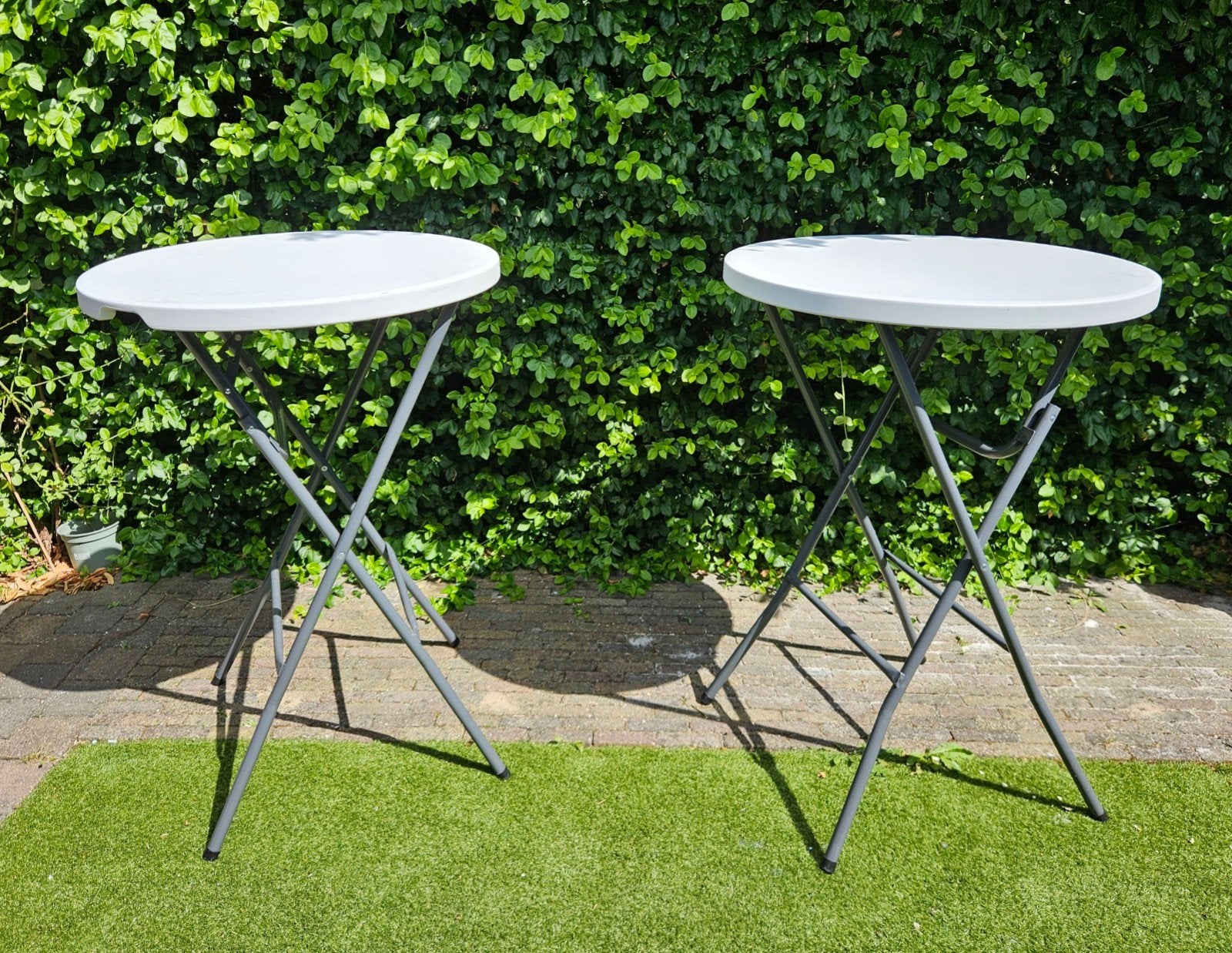 Statafels te huur voor tuinfeest / borrel / verjaardag, Ophalen, Zo goed als nieuw, Verjaardag