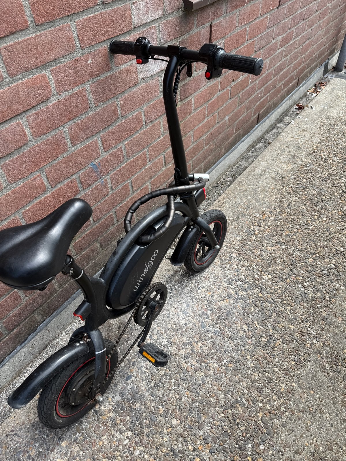 Opvouwbare elektrische fiets Windgoo  nieuwe schooljaar, Overige merken, Gebruikt, Ophalen of Verzenden, Minder dan 47 cm