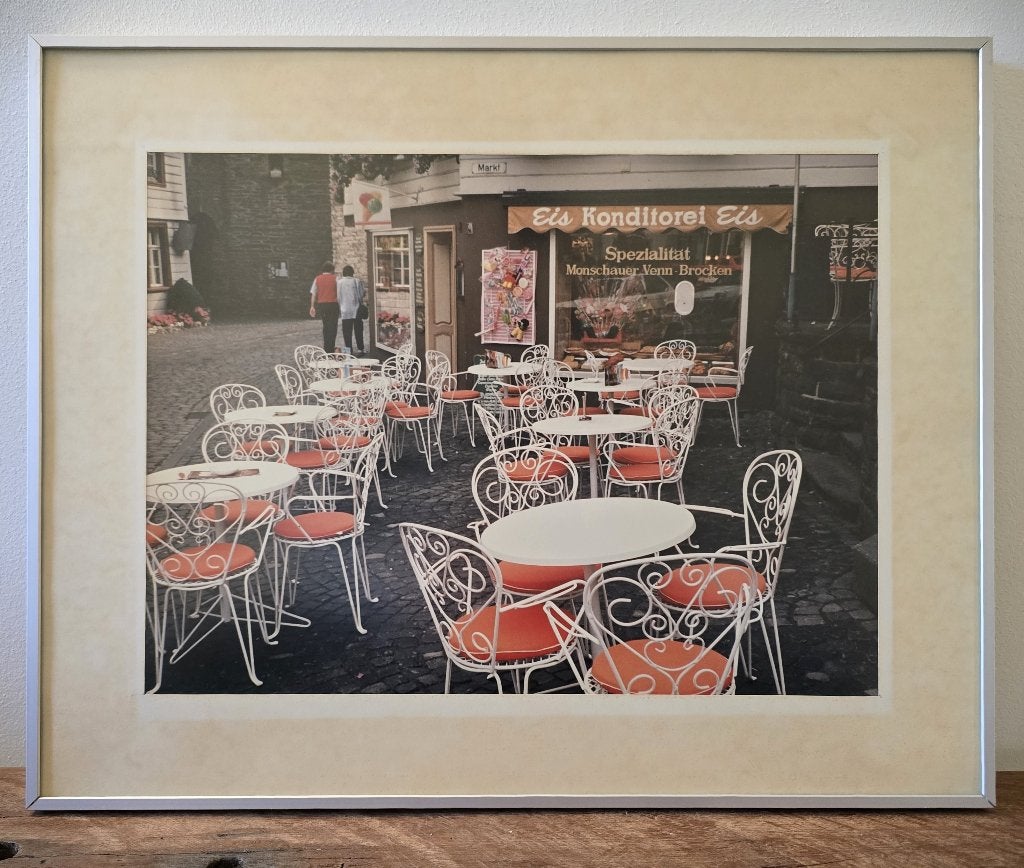 Aluminium fotolijst 50 x 40 cm (merk Effect), Ophalen, Zo goed als nieuw, Met glas, Wissellijst