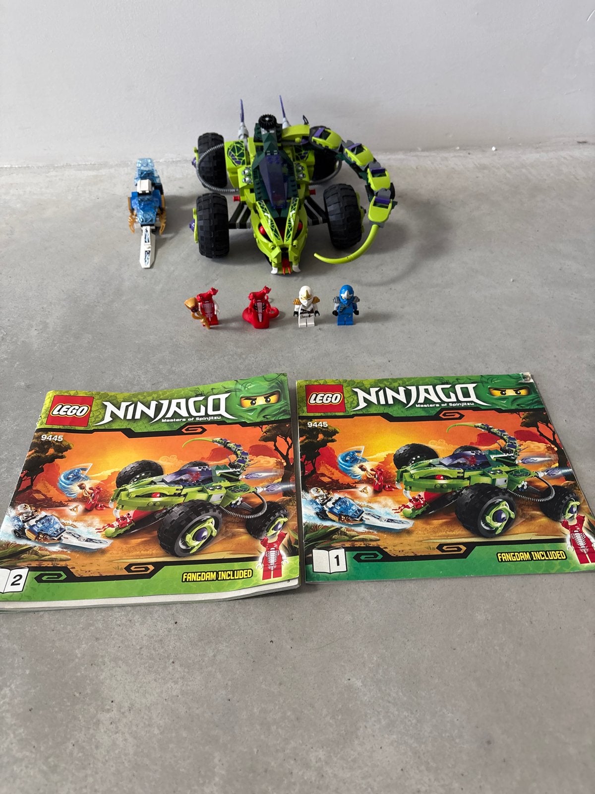 Lego Ninjago 9445, Lego, Ophalen of Verzenden, Zo goed als nieuw, Compleet