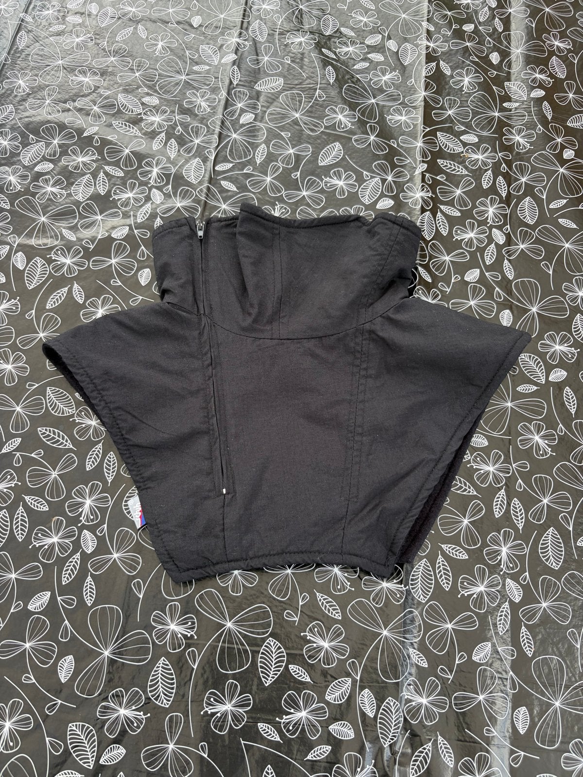 Zwarte nekwarmer/col met rits, maat M, Motoren, Ophalen of Verzenden, Zo goed als nieuw