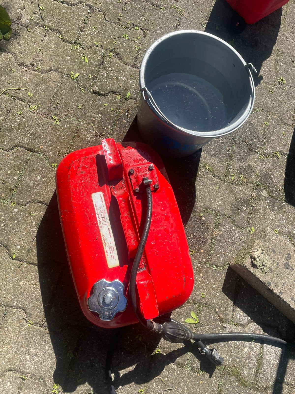 Yamaha 5pk + metalen tank, Ophalen of Verzenden, Nieuw, Overige typen