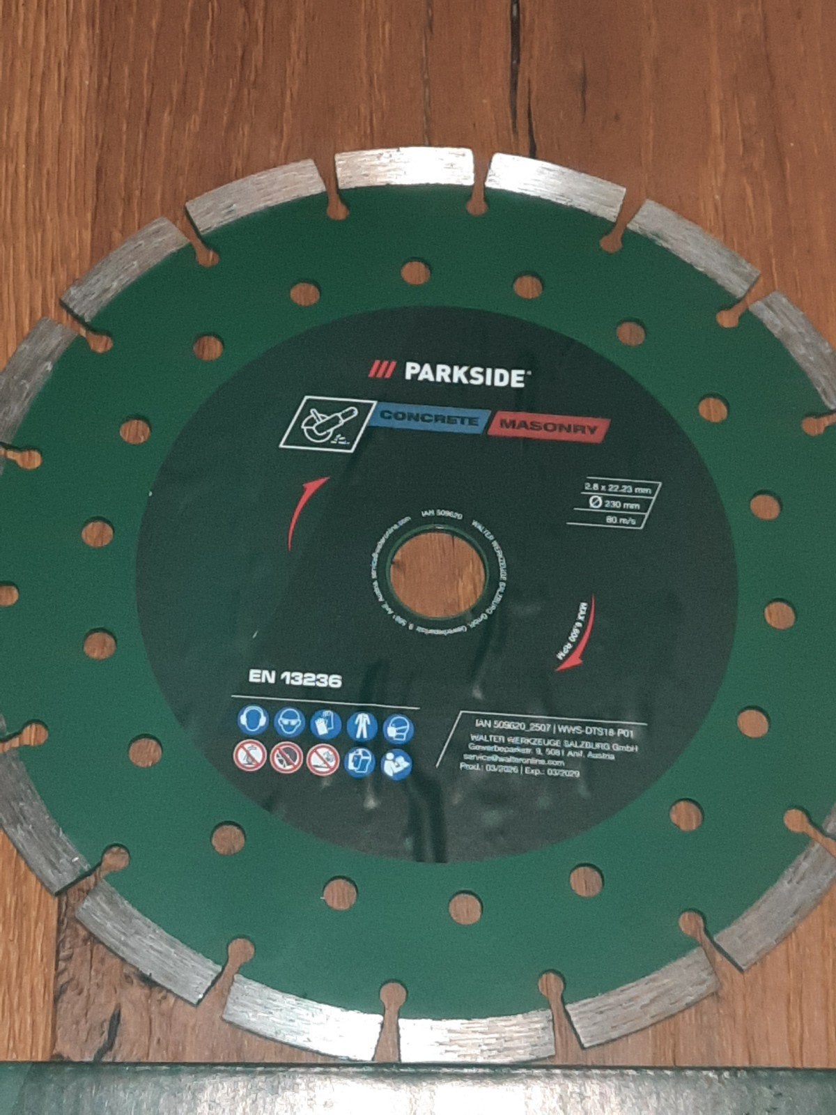 Diamant 230 mm 23 cm beton steen pannen  slijpschijven, Ophalen of Verzenden, Nieuw, 1000 watt of meer, Haakse handslijpmachine