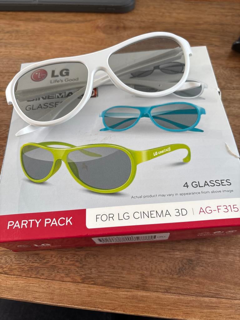 LG Cinema 3D brillen Party Pack AG-F315, Ophalen of Verzenden, Nieuw