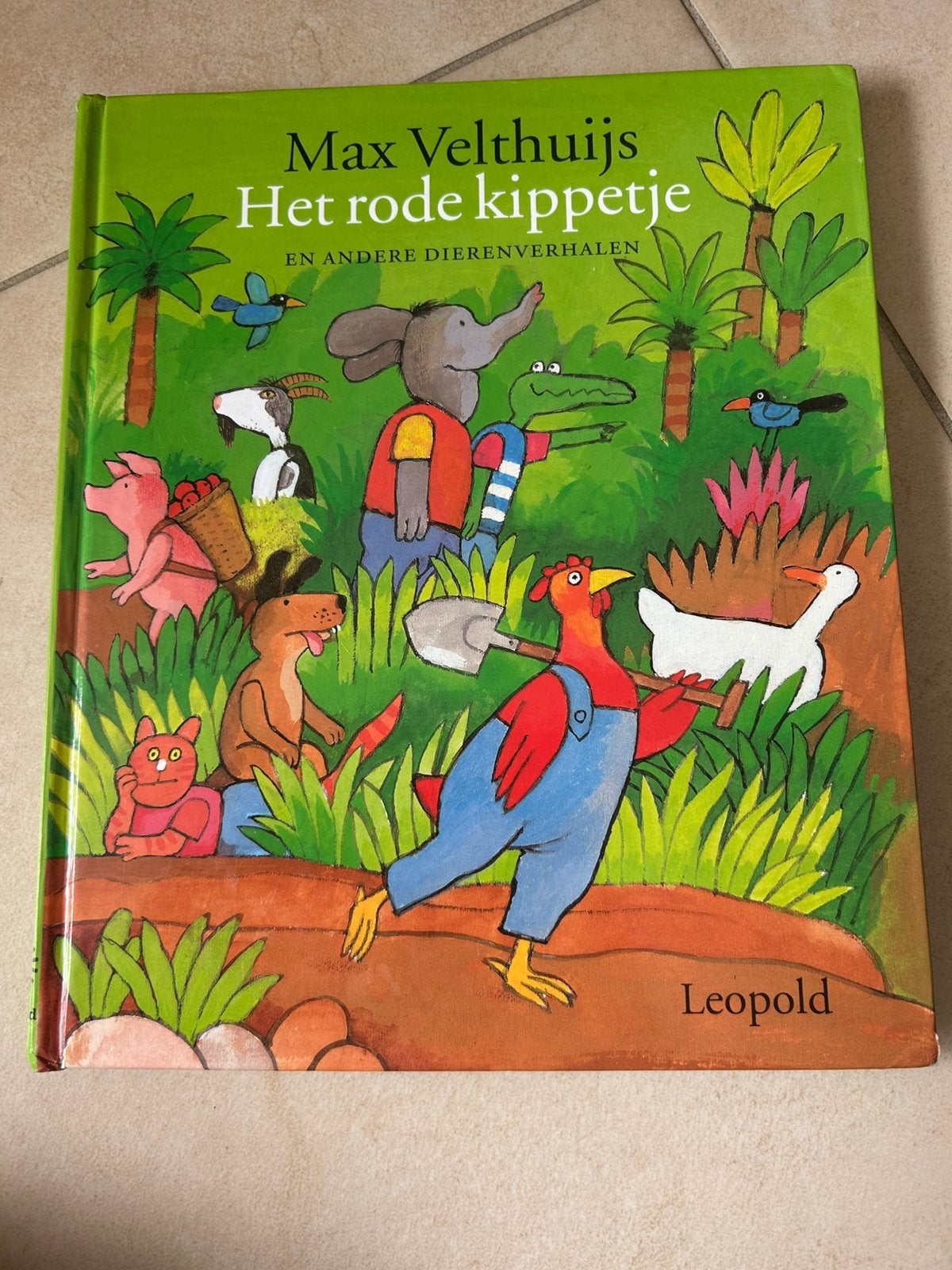 Max Velthuijs - Het rode kippetje, Ophalen of Verzenden, Gelezen, Max Velthuijs