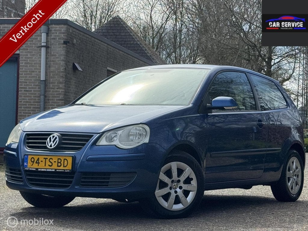 Volkswagen Polo 1.2 Optive/NAP/LMV/APK/2007, Auto's, Voorwielaandrijving, Blauw, 1198 cc, Origineel Nederlands