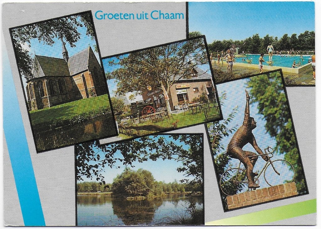 Chaam Brabant gelopen Ansichtkaart (B2363, Ophalen of Verzenden, 1980 tot heden, Gelopen, Noord-Brabant