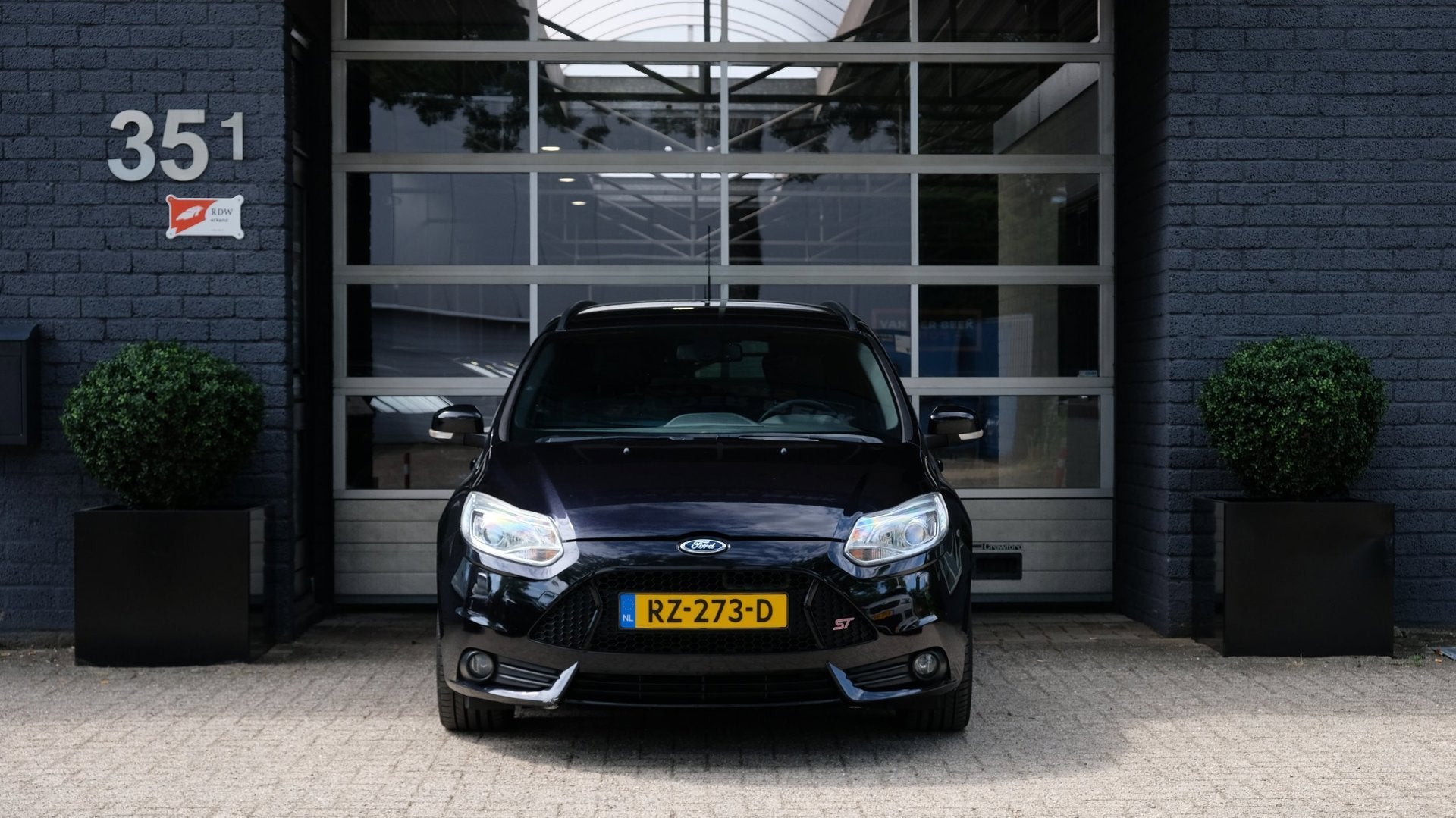 Ford Focus Wagon 2.0 EcoBoost ST-3 Cruise|Leder|Navi|Led&Xen, Auto's, Euro 5, Gebruikt, Zwart, 4 cilinders