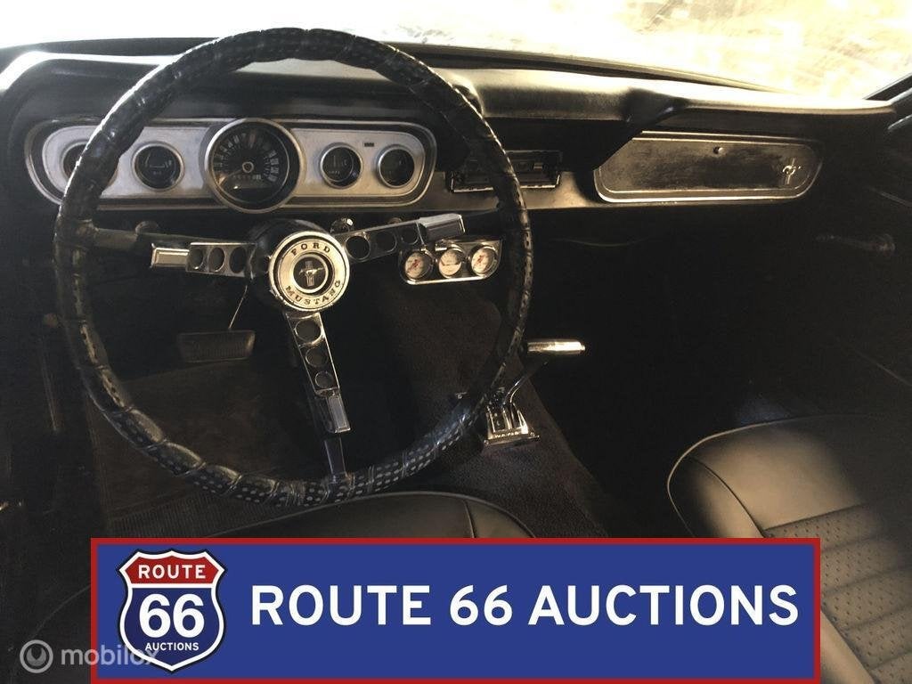 Ford Mustang | 1966 | Route 66 Auctions, Overige carrosserieën, Zwart, Bedrijf, Handgeschakeld