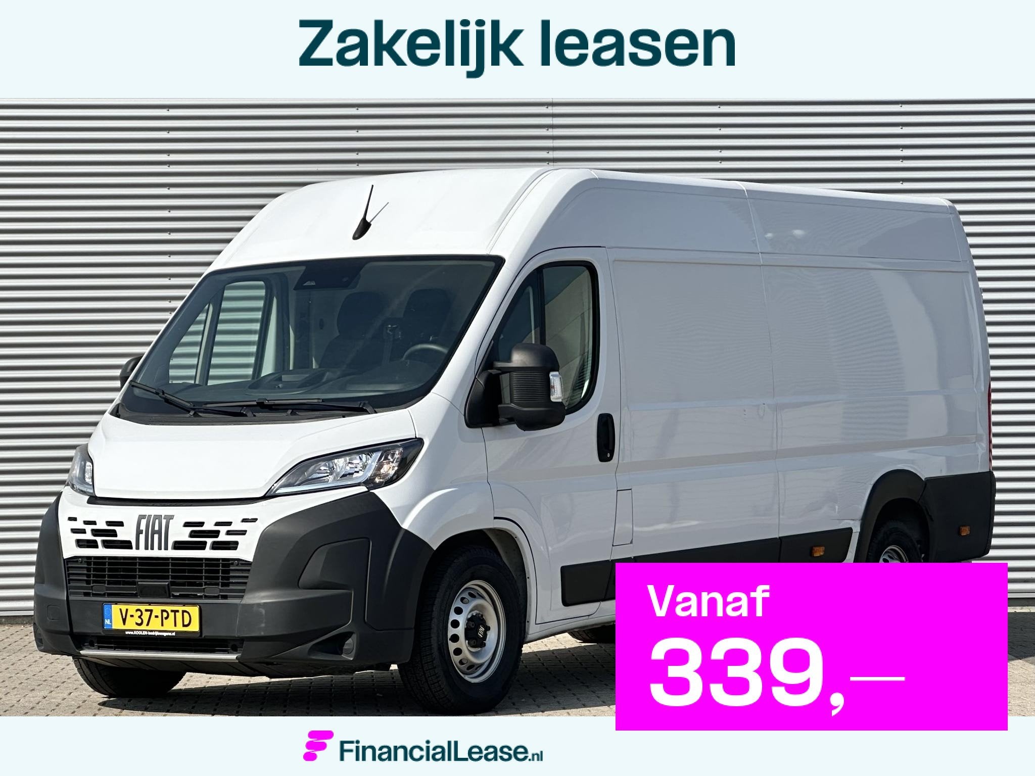 Fiat Ducato 2.2 MultiJet L4H2 NIEUW MODEl! Airco|Cruise|Came, Voorwielaandrijving, Stof, Gebruikt, Euro 6