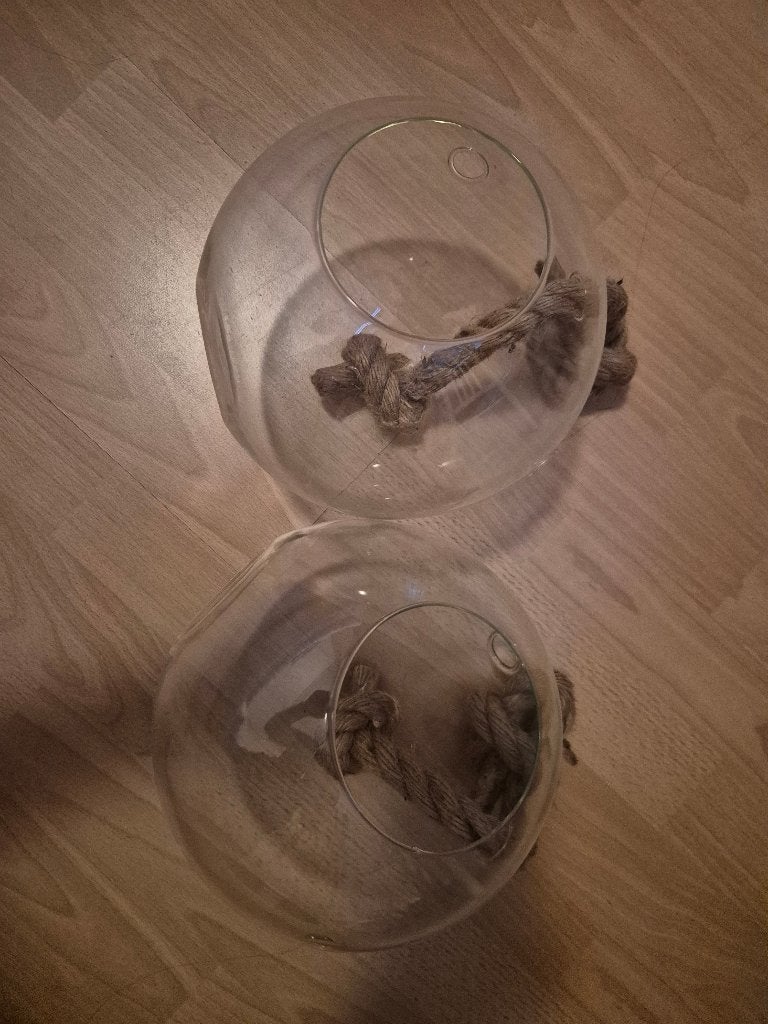 Glazenbol decoratie, Huis en Inrichting, Ophalen, Zo goed als nieuw, Glas