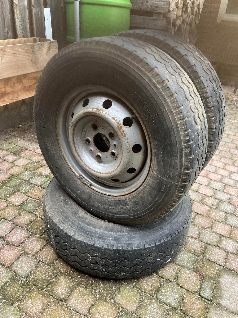 Banden en stalen velgen Fiat Ducato Hymer Camper., Ophalen