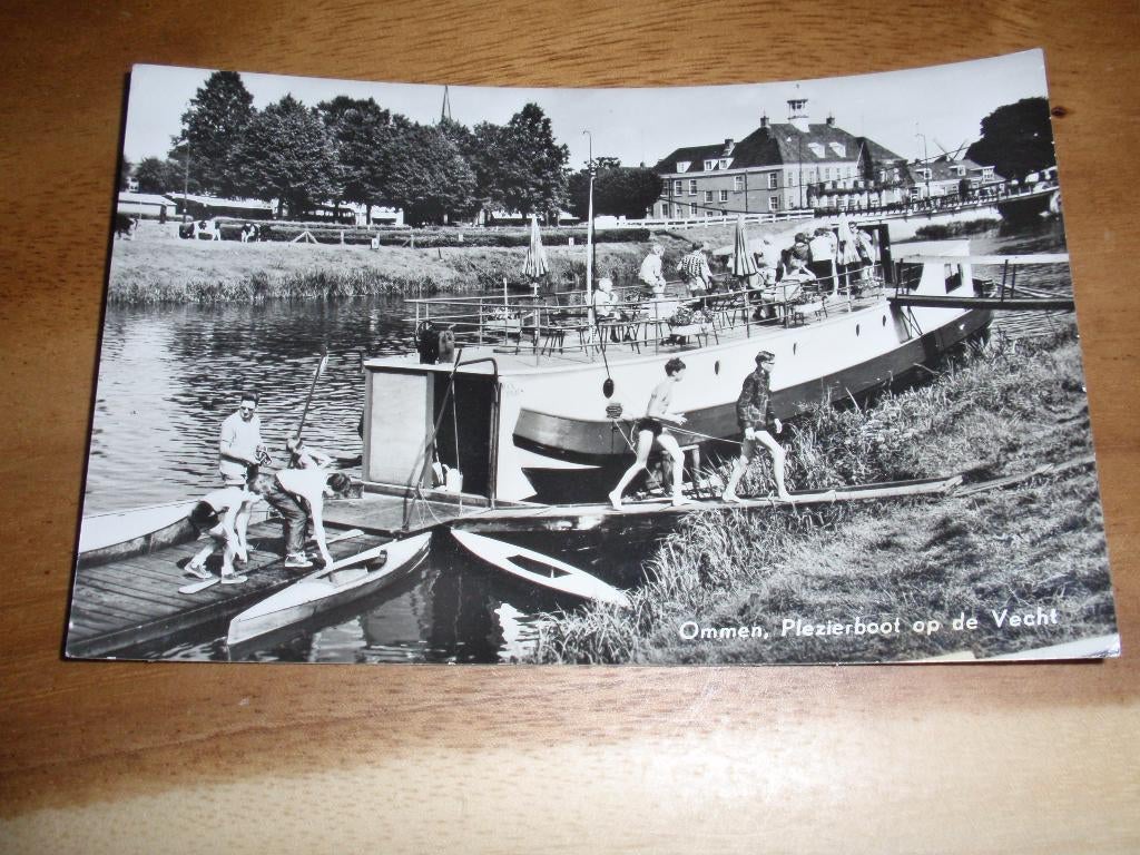 Ommen Plezierboot op de Vecht Boot, Verzenden, 1960 tot 1980, Gelopen, Overijssel