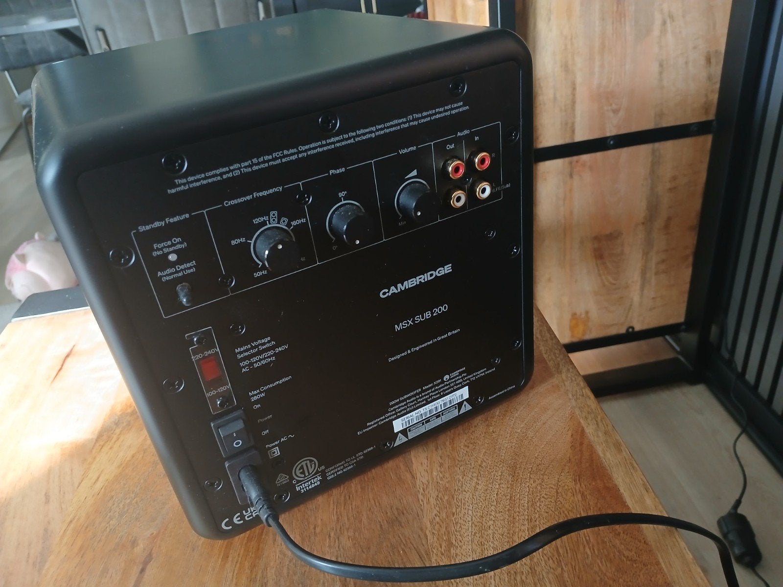 Cambridge Audio msx 2.1 set + muurbeugels + GARANTIE!, Audio, Tv en Foto, Luidsprekers, Speakerset, Ophalen of Verzenden, Zo goed als nieuw