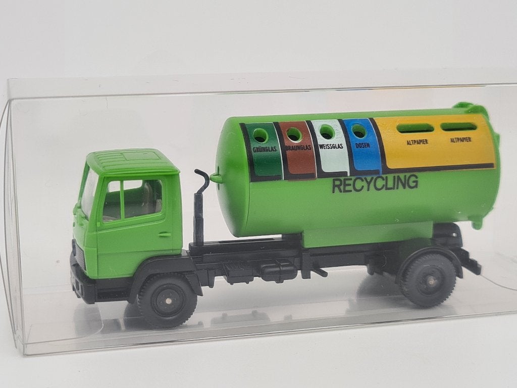 Recycling Truck Mercedes _ Wiking 1/87, Verzenden, Zo goed als nieuw, Bus of Vrachtwagen, Wiking