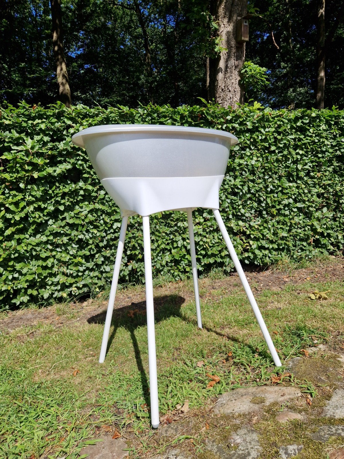 Babybadje met standaard, Kinderen en Baby's, Badjes en Verzorging, Ophalen, Gebruikt, Badje, Standaard