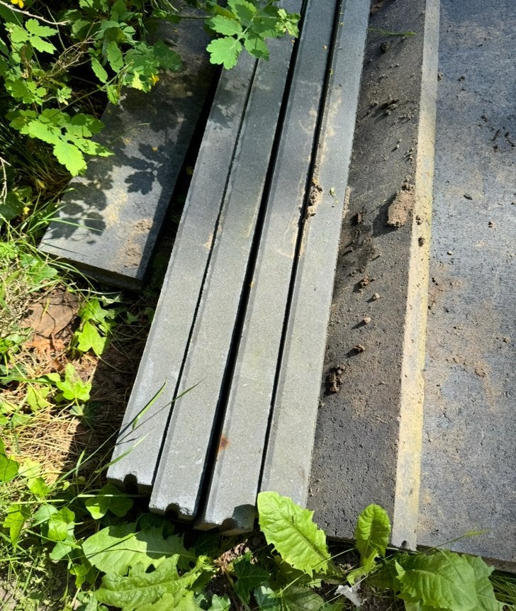 5x Betonnen opsluitbanden – 20 x 6 cm, Ophalen, Zo goed als nieuw, Overige materialen