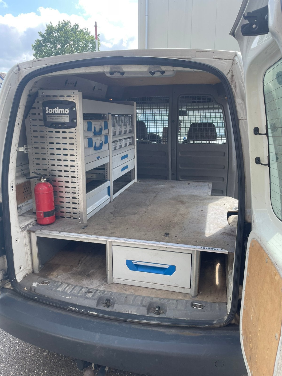 Sortimo bedrijfswageninrichting dubbele bodem vloerlade, Auto-onderdelen, Interieur en Bekleding, Ophalen, Gebruikt