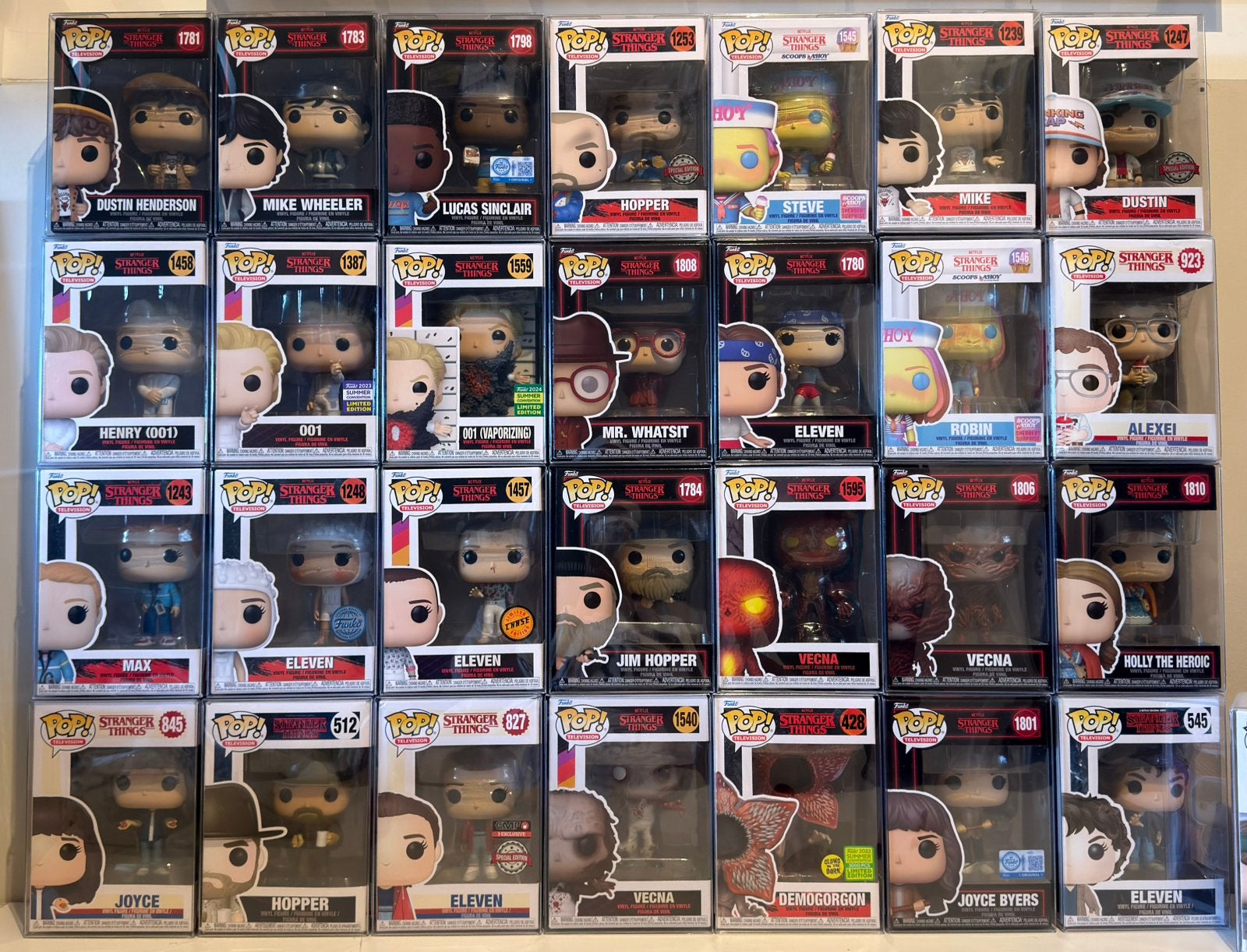 Stranger Things Funko pop collectie, Ophalen of Verzenden, Zo goed als nieuw