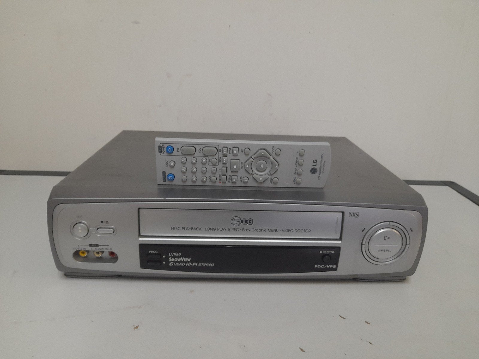 LG videorecorder LV989, Ophalen of Verzenden, Gebruikt, VHS-speler of -recorder