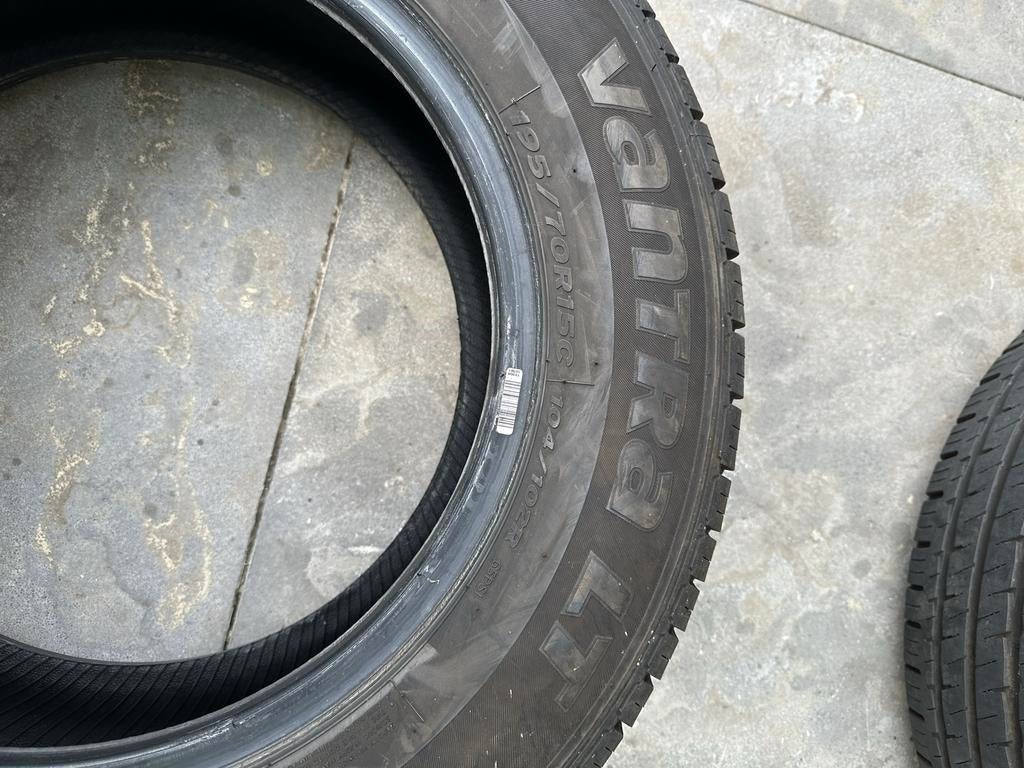 Hankook Vantra LT 195/70R15C 104/102R Bestelwagenbanden, Ophalen of Verzenden, Zo goed als nieuw