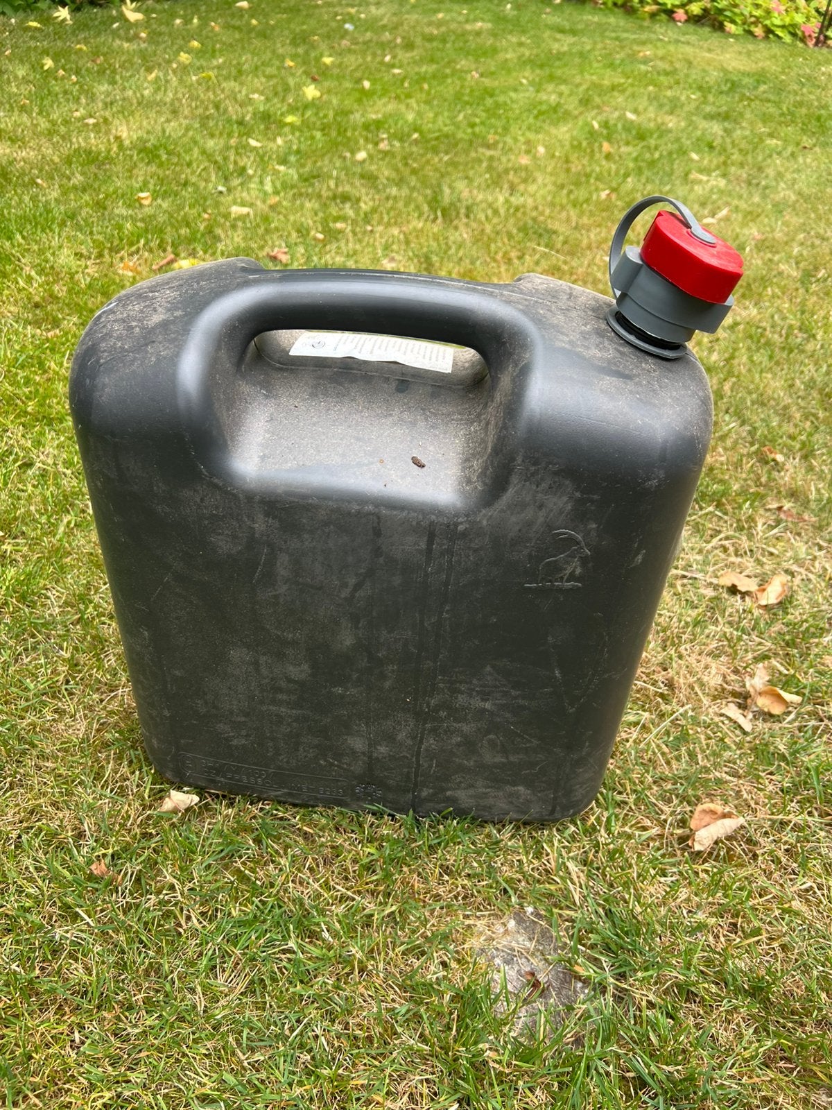 Benzine tank 20L, Ophalen