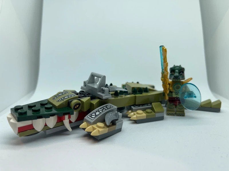LEGO Chima Crocodile Legend Beast 70126 compleet, Inclusief instructies, Overige thema's, Lego, Ophalen of Verzenden
