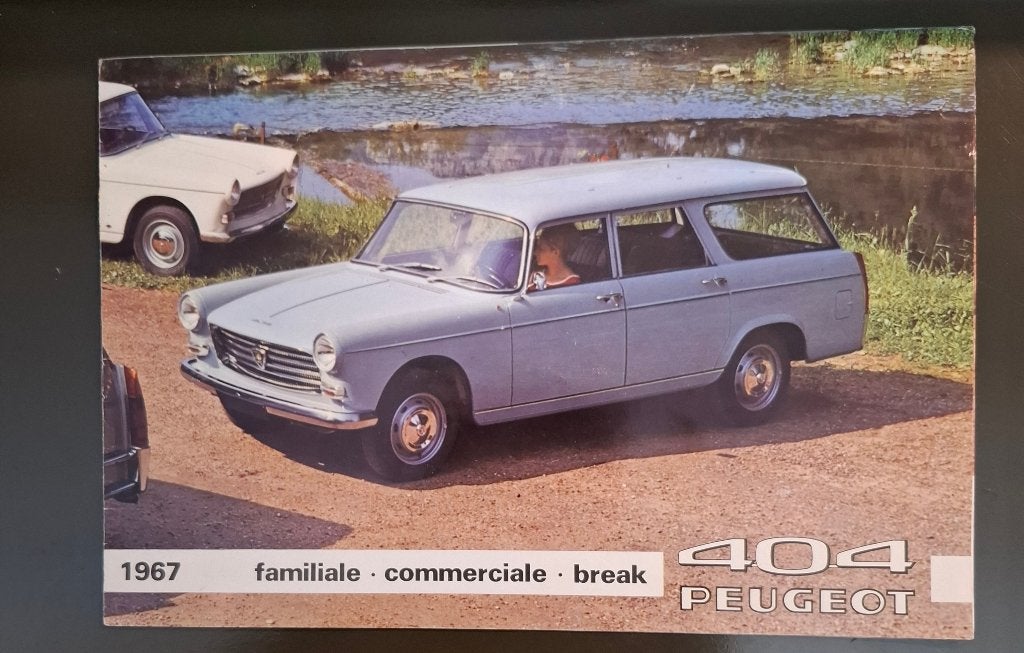 Folder Renault Peugeot 404 break 1967, Boeken, Ophalen of Verzenden, Nieuw, Renault