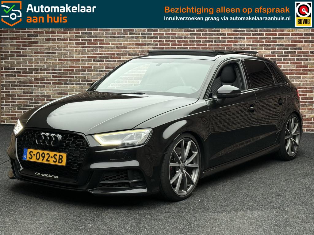 Audi S3 2.0 TFSI S3 quattro Pro Line Plus ABT Panorama Virtu, Auto's, Audi, S3, 15 km/l, 4 cilinders, Zwart
