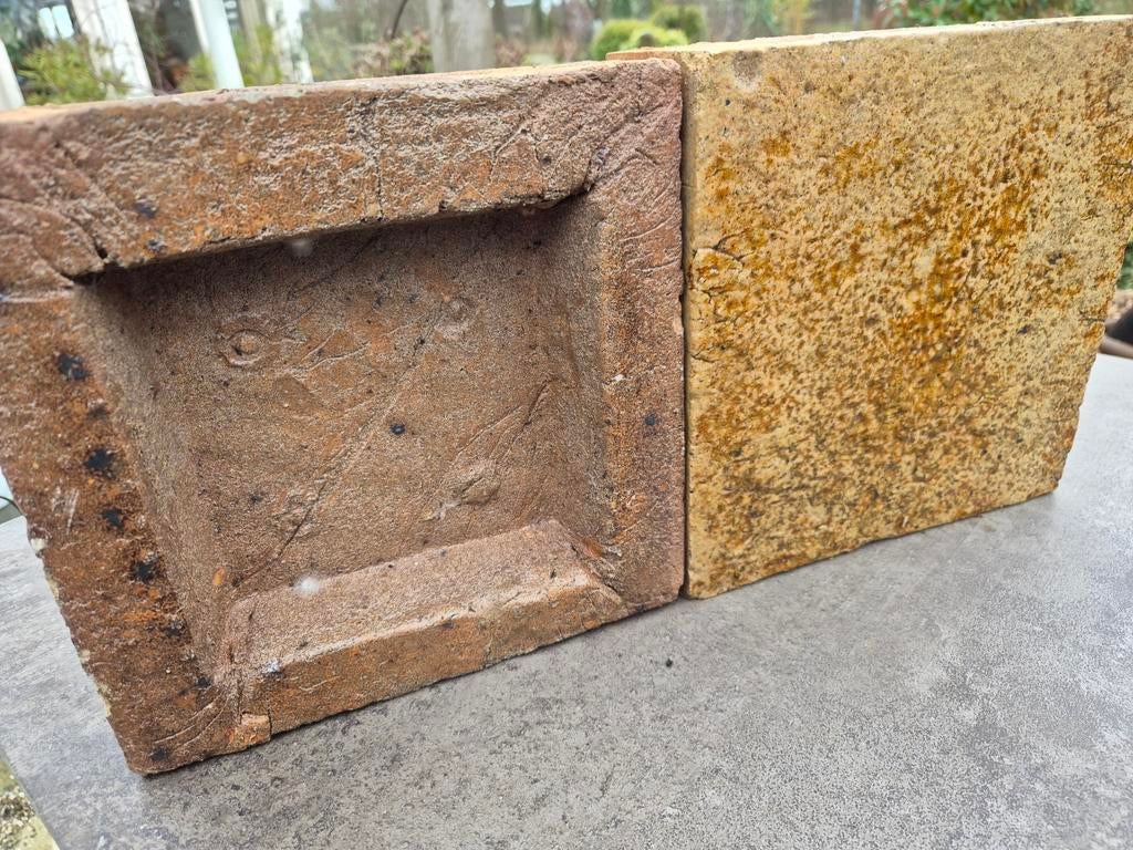 Gebakken Geglazuurde Tegels 20x20x6cm, Ophalen, Minder dan 20 cm, Minder dan 20 cm, Minder dan 5 m²