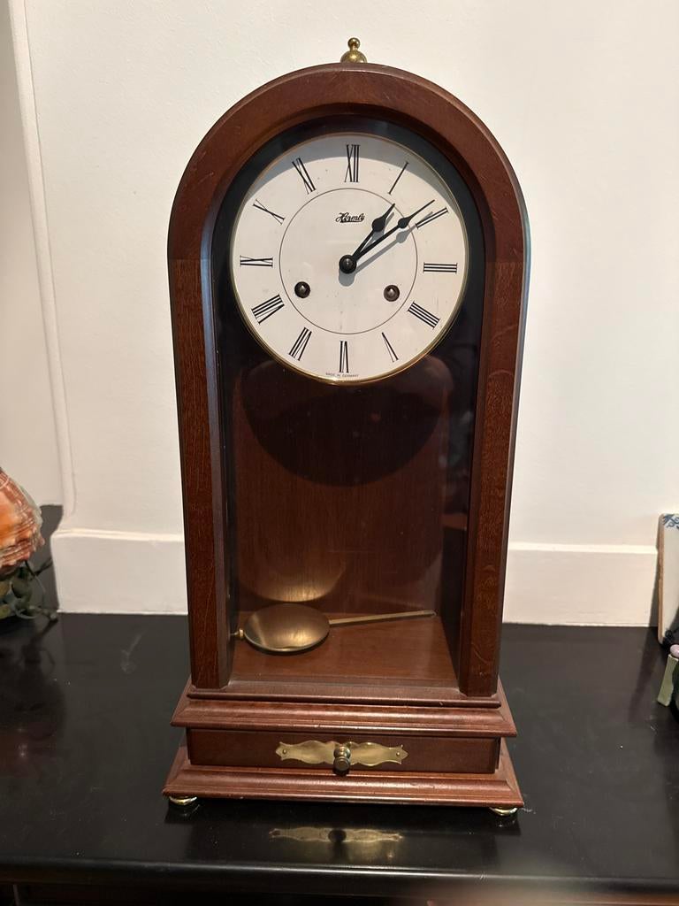 Hermle Tafelklok met Slinger - Klassiek Design, Ophalen of Verzenden