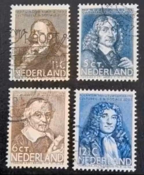 Nederland 1937 - nvph 296-299 - Zomerzegels, Postzegels en Munten, Postzegels | Nederland, Verzenden, T/m 1940, Gestempeld