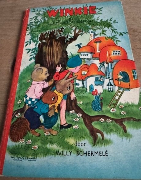 Winkie in Paddestoelenstad - Willy Schermelé (Vintage), Gelezen, Willy Schermelé, Ophalen of Verzenden, Sprookjes