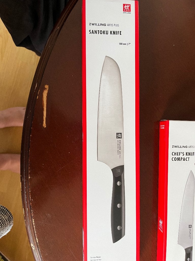 ZWILLING Artis Plus Santoku mes 180 mm | 7 inch, Overige typen, Ophalen of Verzenden, Metaal, Overige merken