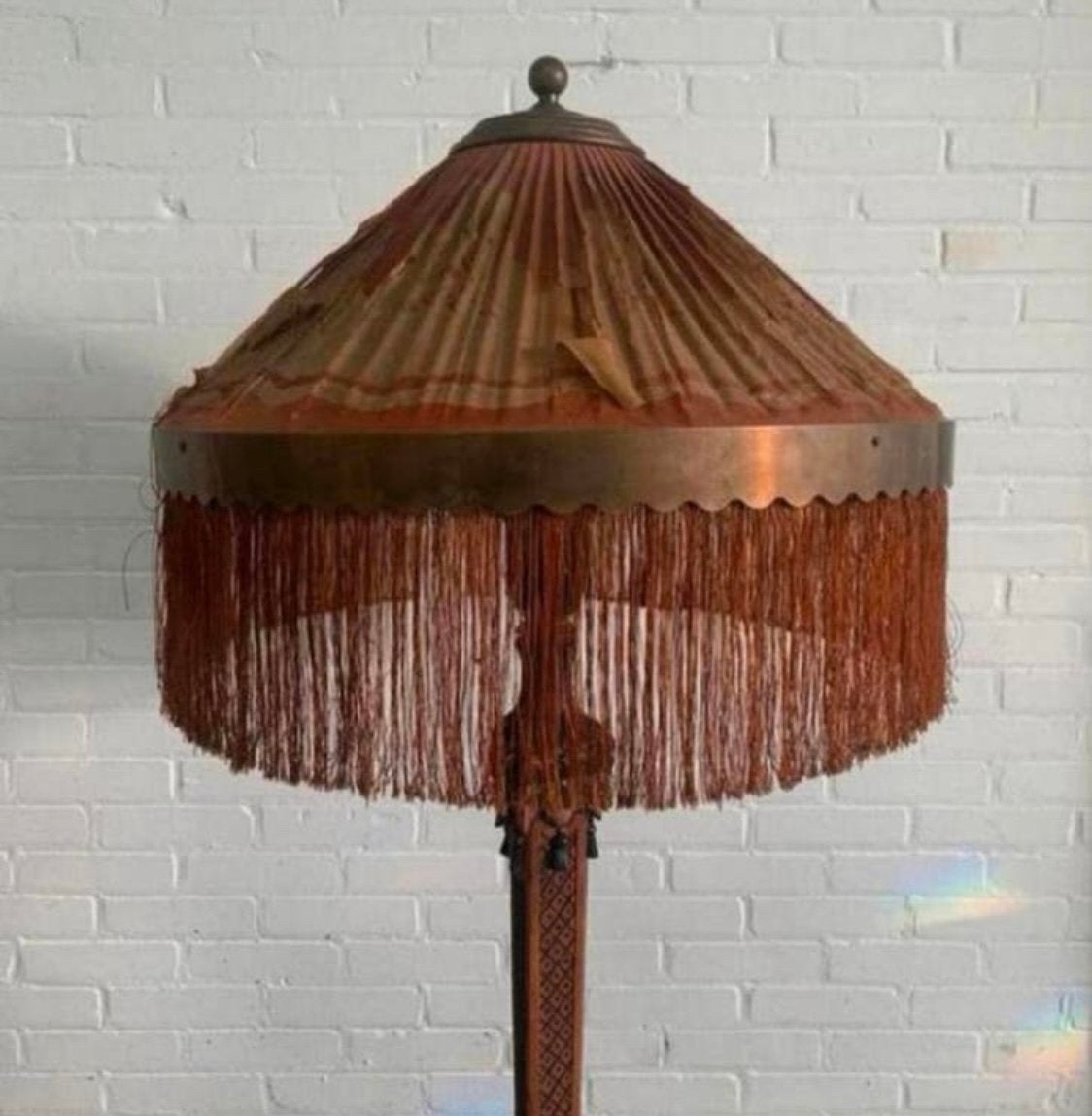 Lamp schitterende art deco art nouveau vloerlamp jaren 30., Ophalen of Verzenden