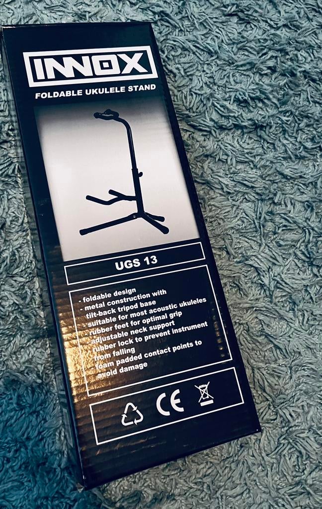 InnoX UGS 13 inklapbare ukulele gitaar standaard, Muziek en Instrumenten, Standaards, Ophalen of Verzenden, Zo goed als nieuw