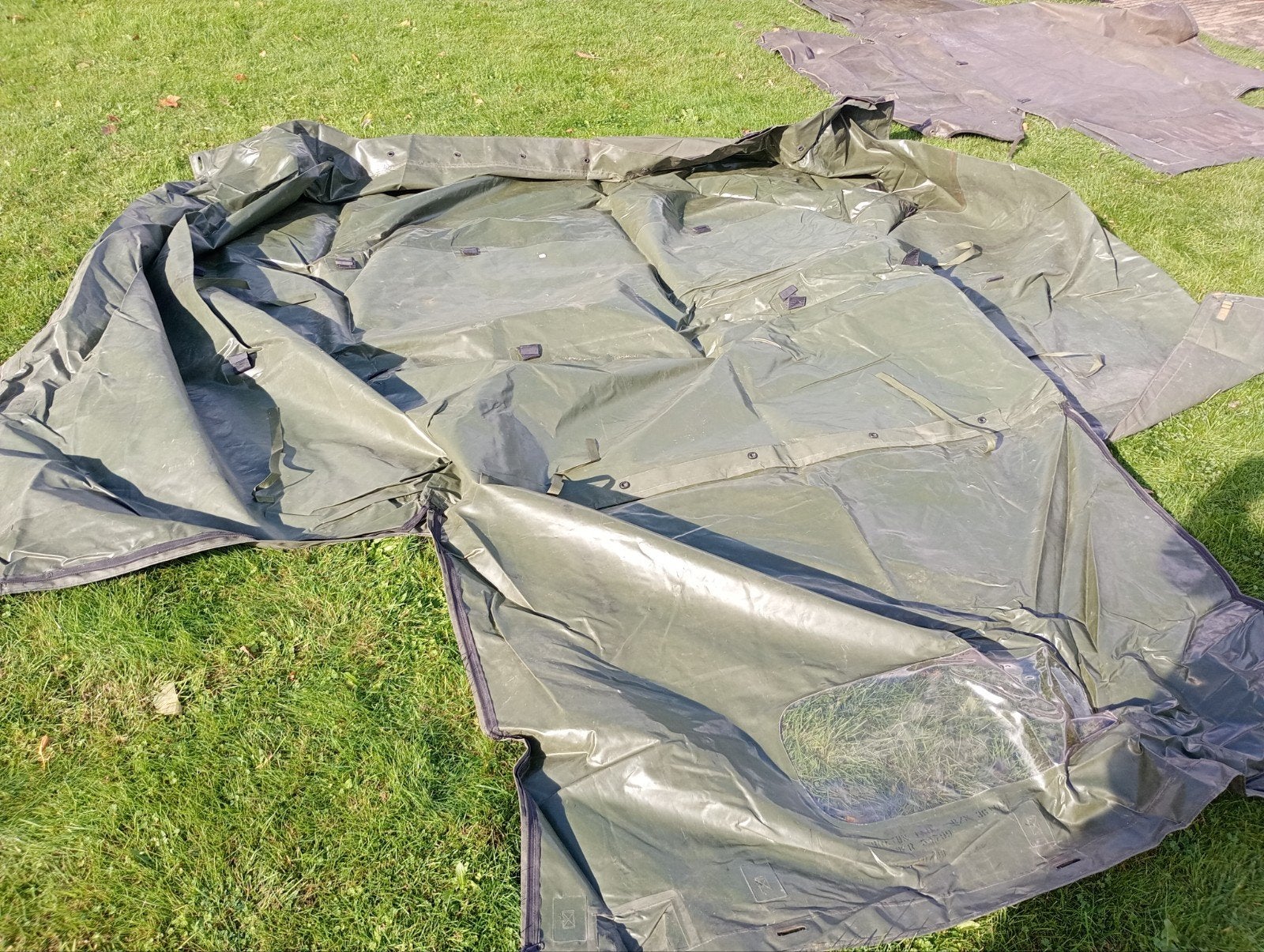 Huif ex leger Land Rover 109 Pick-up / Cargo landmacht., Verzamelen, ., Kleding of Schoenen, Ophalen of Verzenden, .