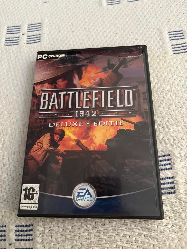 Battlefield 1942 Deluxe Editie PC CD-ROM, Spelcomputers en Games, Online, Gebruikt, Shooter, Ophalen of Verzenden