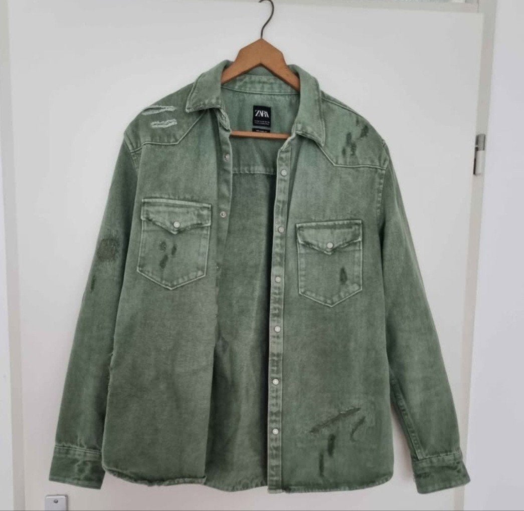 Zara jacket maat M, Kleding | Heren, Jassen | Zomer, Ophalen, Zo goed als nieuw