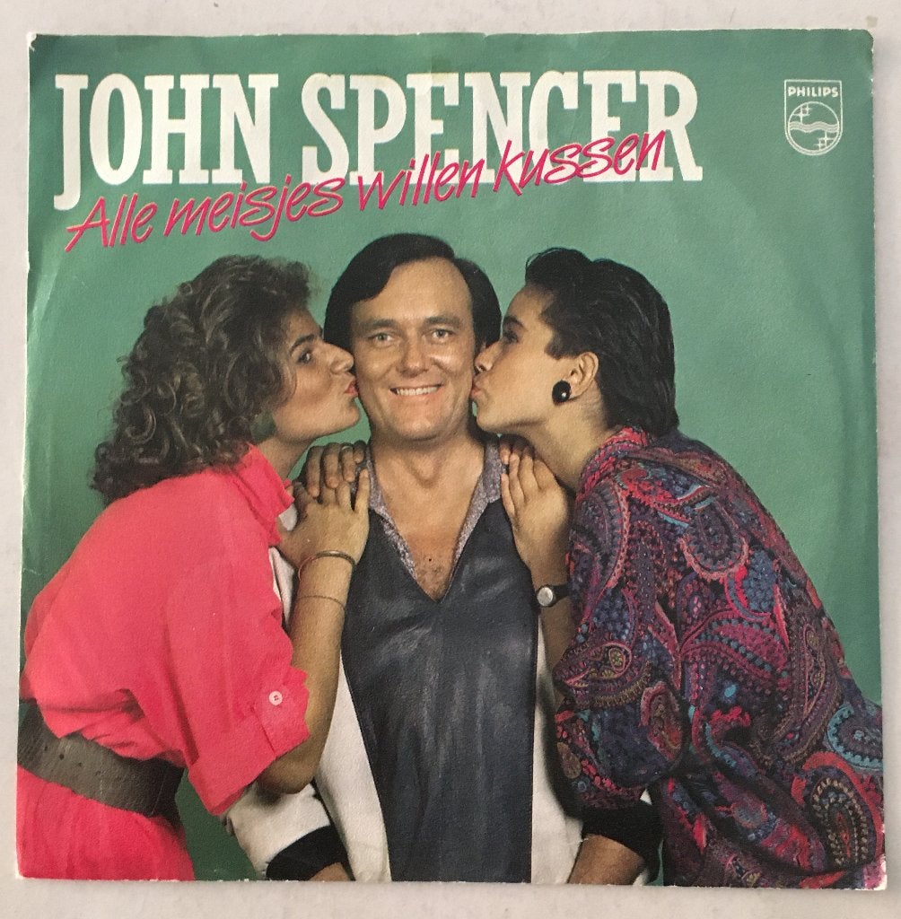 John Spencer - Alle Meisjes Willen Kussen (Vinyl Single), Fotohoes, 7 inch, Ophalen of Verzenden, Zo goed als nieuw