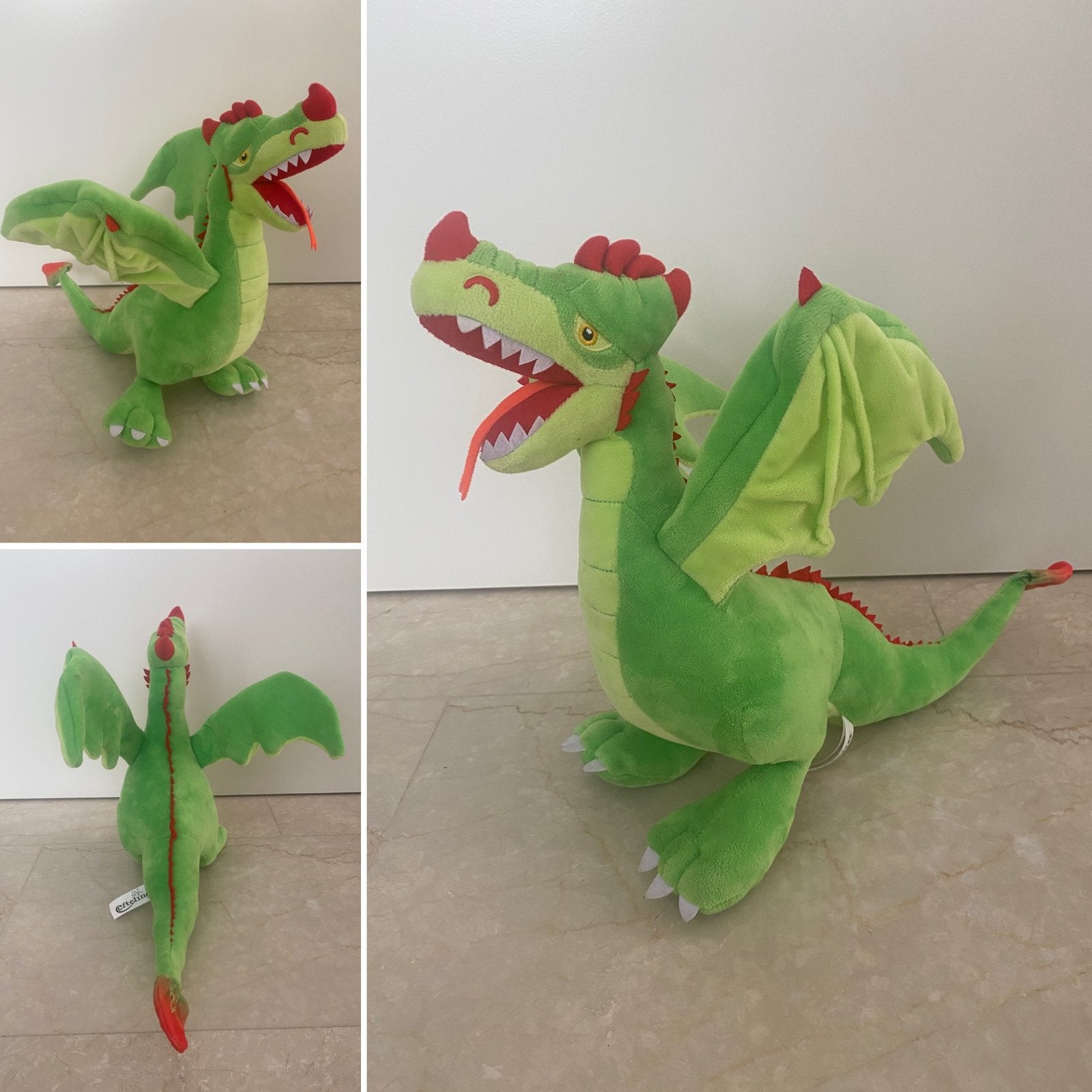 Draak Efteling knuffel 35 cm, Ophalen, Zo goed als nieuw, Overige typen
