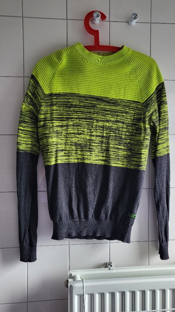Groen grijze trui, Zo goed als nieuw, Groen, Maat 46 (S) of kleiner, C&A