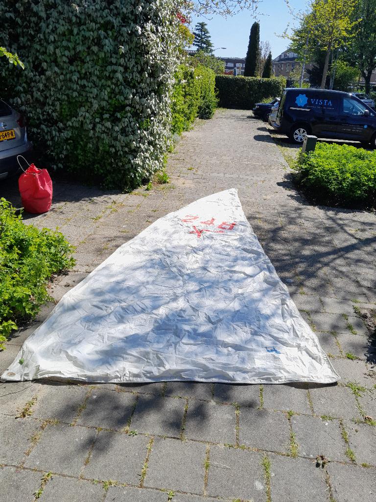 zeilen voor flying arrow, Watersport en Boten, Ophalen, Gebruikt, 3 tot 6 meter, Minder dan 15 m²