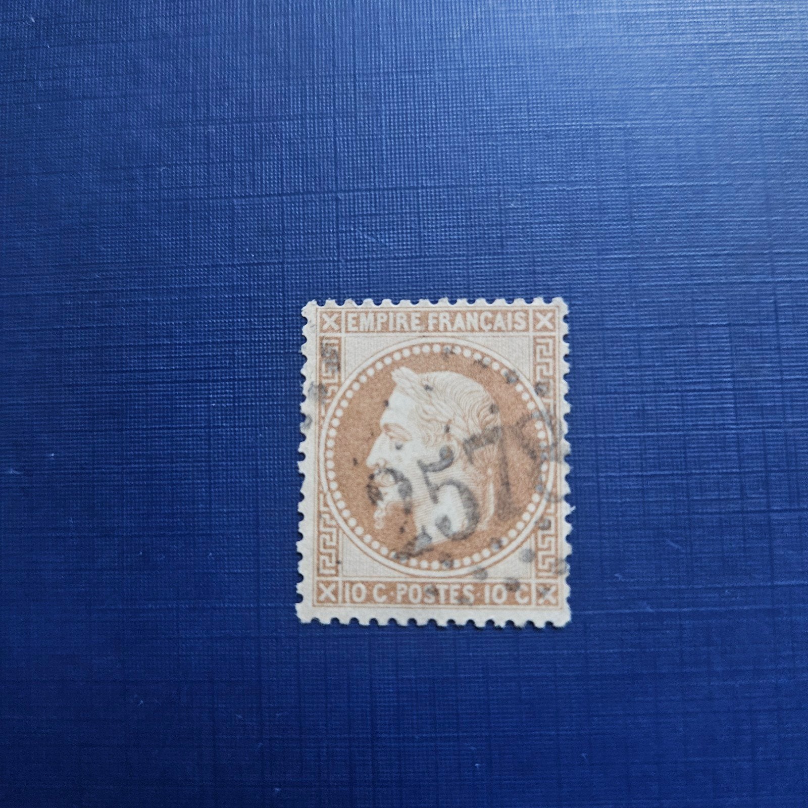 Frankrijk nr 27, Ophalen of Verzenden, Gestempeld