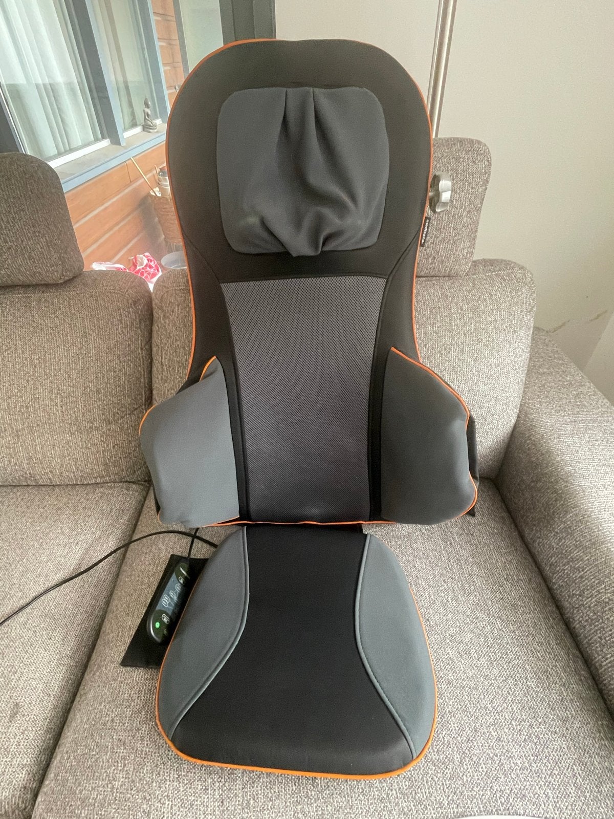 Medisana Massagestoel - Shiatsu Massage, Ophalen of Verzenden, Zo goed als nieuw, Massagestoel of Kussen