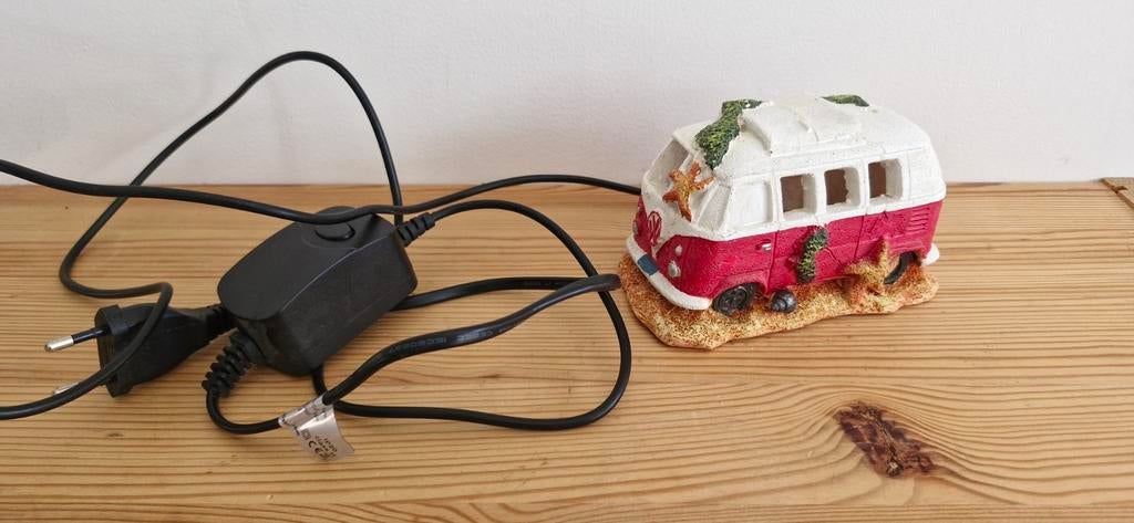 Volkswagen busje aquarium ornament Intratuin met licht, Ophalen of Verzenden, Zo goed als nieuw