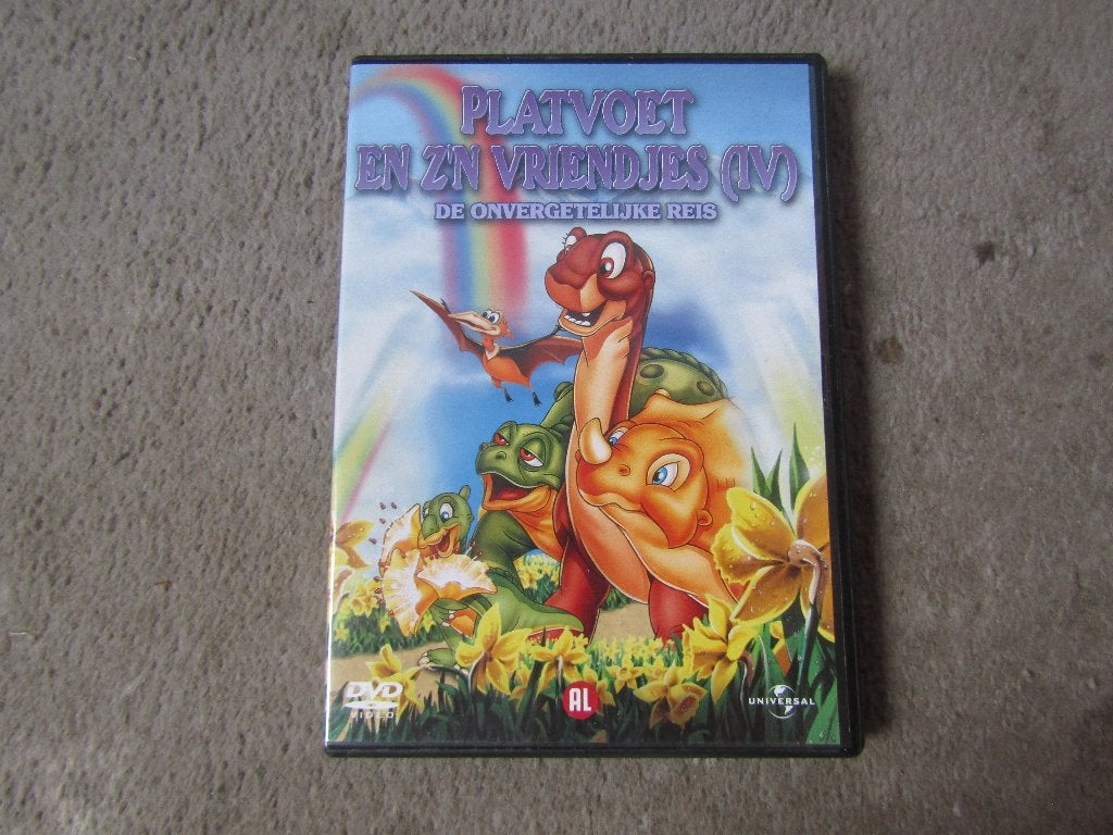 DVD: Platvoet en zijn vriendjes - De onvergetelijke reis, Europees, Gebruikt, Tekenfilm, Alle leeftijden
